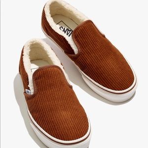 madewell x vans unisex slip-on sneakers
